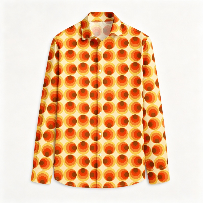 Men'S Tops Fashion - 2026 Neue Mode Herrenhemd Personalisiertes Bedrucktes