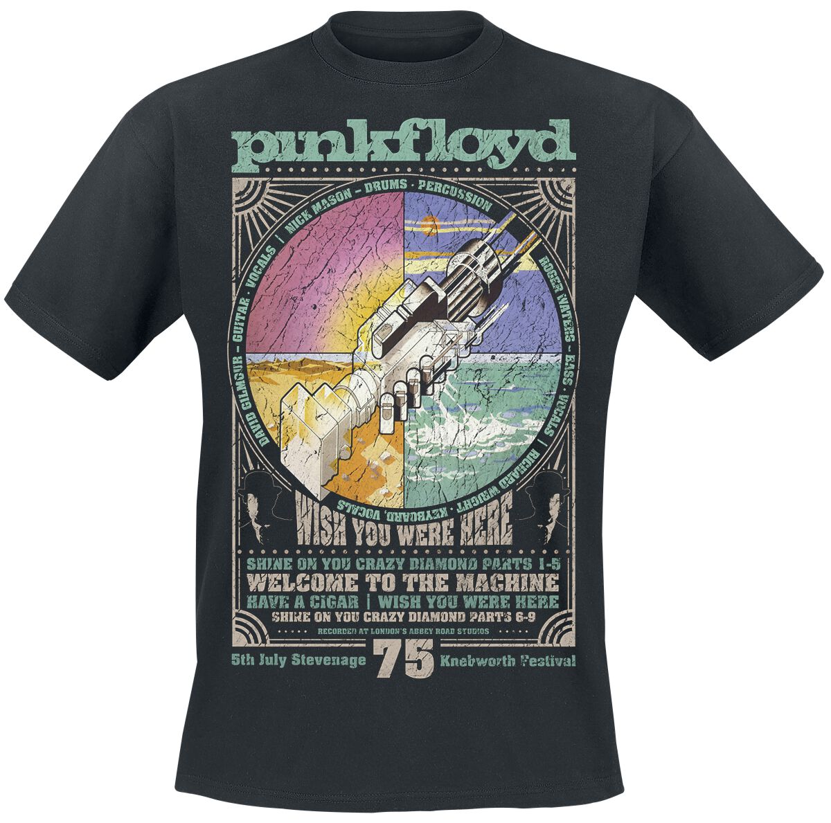 Men'S Fashion Pink Shirt - Heißer Sommer Pink Floyd Grafik-Baumwoll-T-Shirt Unisex