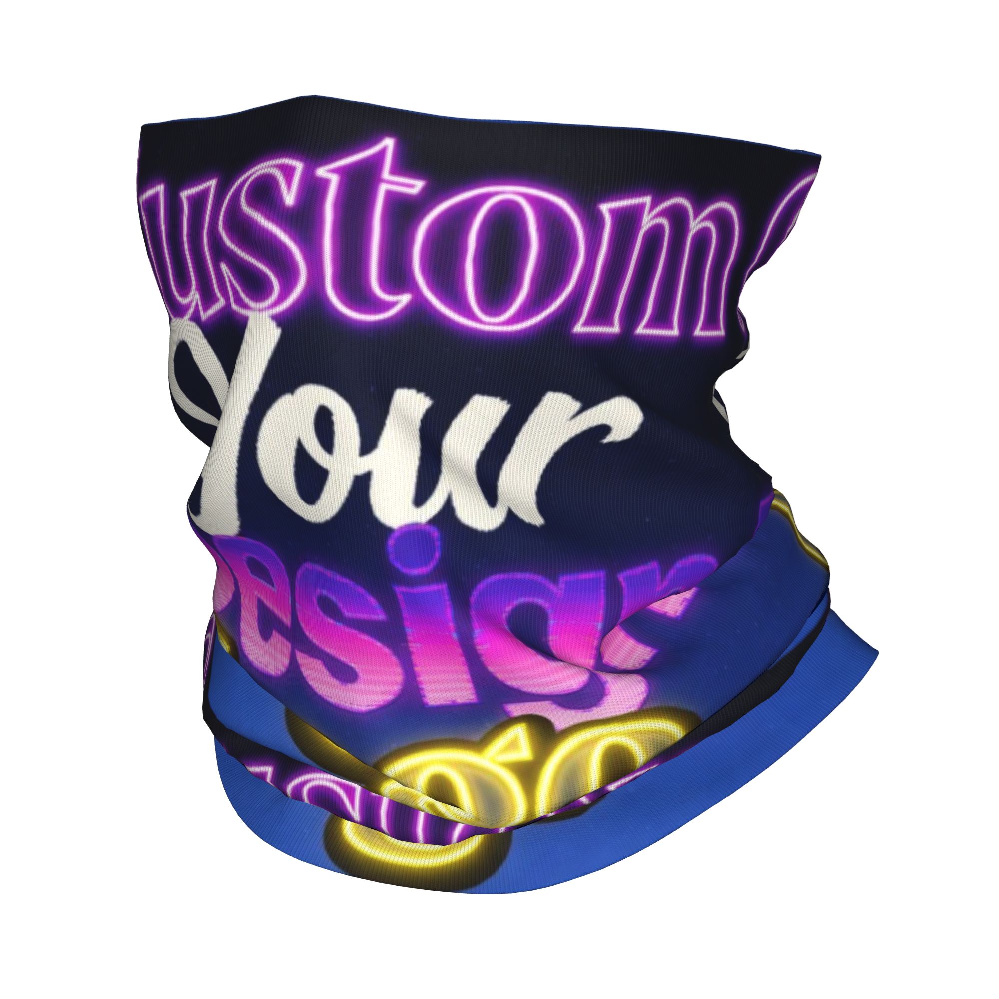 Men'S Fashion Logo - Individuell Gestalteter Bandana-Halswärmer mit Eigenem Logo