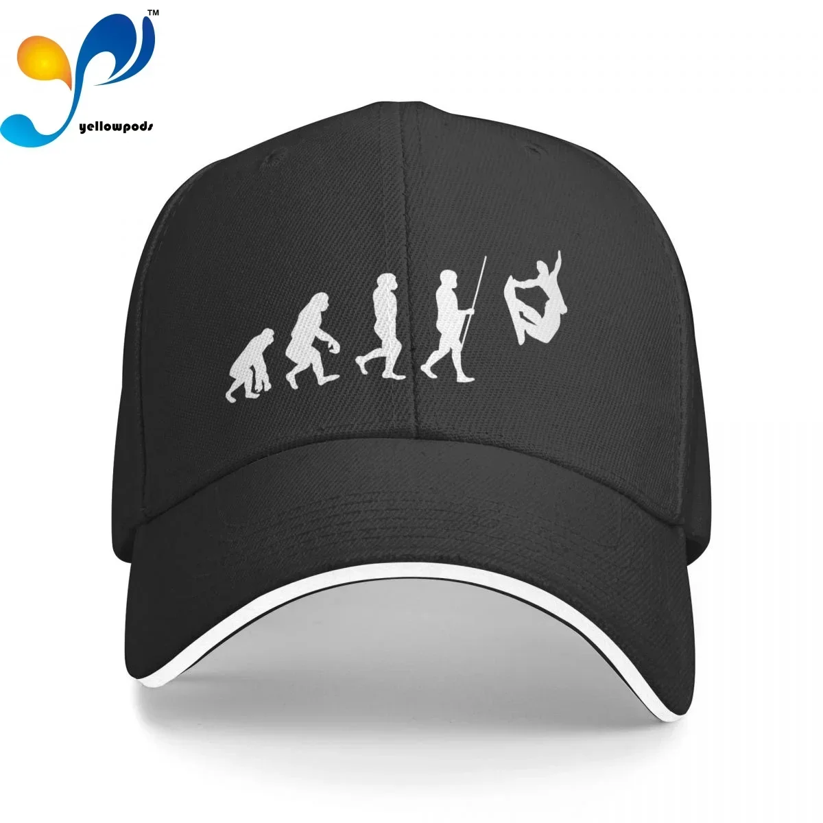 Men'S Fashion Evolution - Unisex-Baumwollkappe für Damen und Herren, Snowboarding,