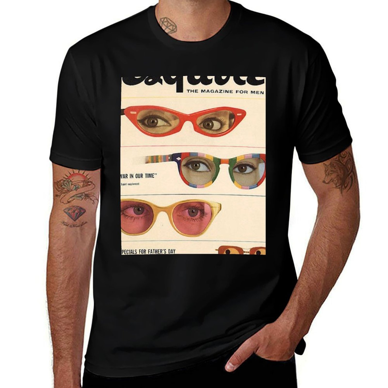 Men'S Fashion 1960S - Esquire 1960er Jahre Magazin Sonnenbrille Retro