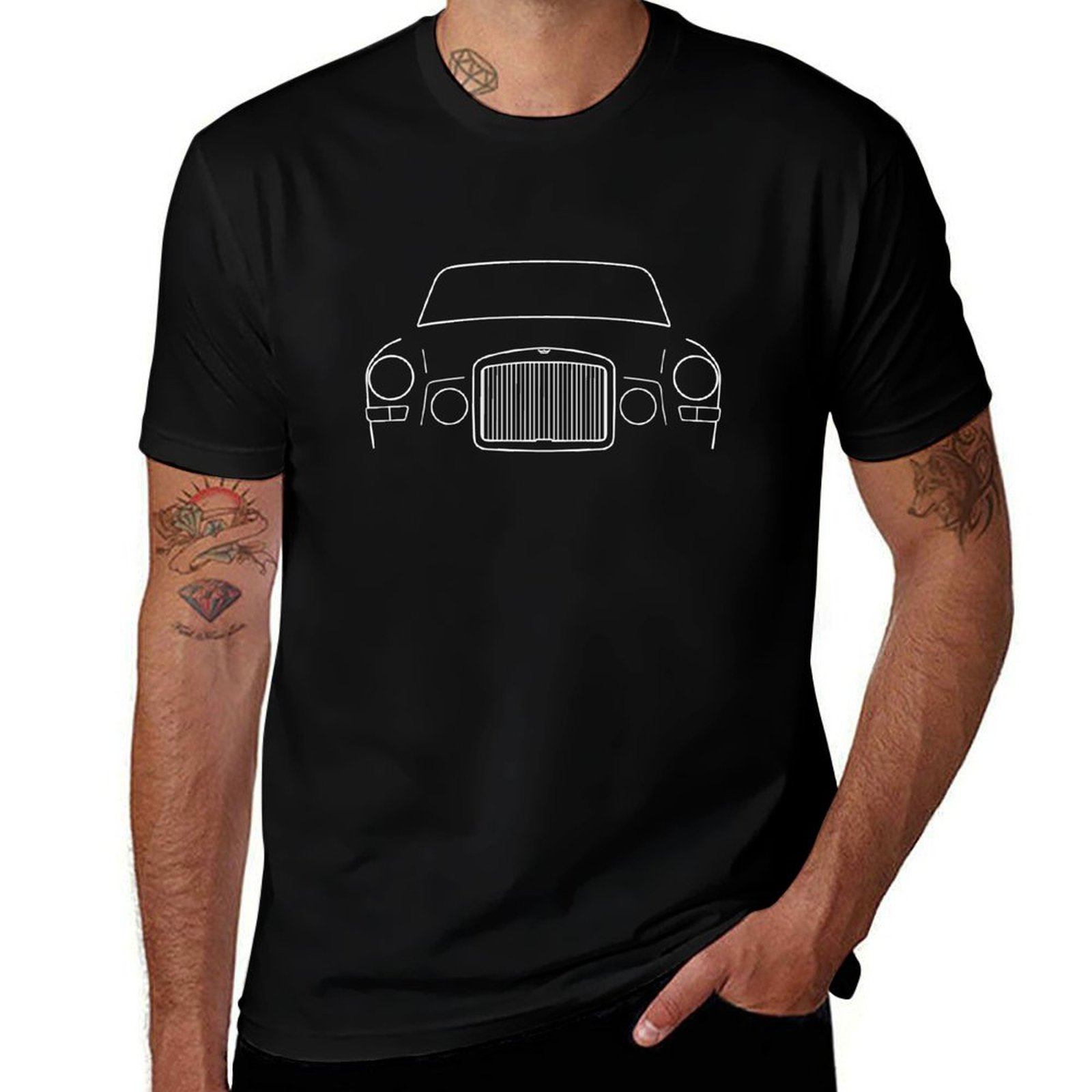 Men'S Fashion 1960S - Vanden Plas Princess klassisches britisches Limousinen-T-Shirt