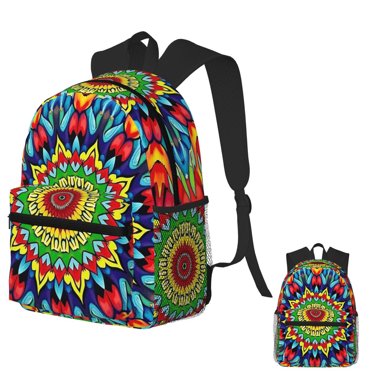 Men'S Fashion 1960S - Vibrant Trippy Mandala 1960er Jahre Psychedelic