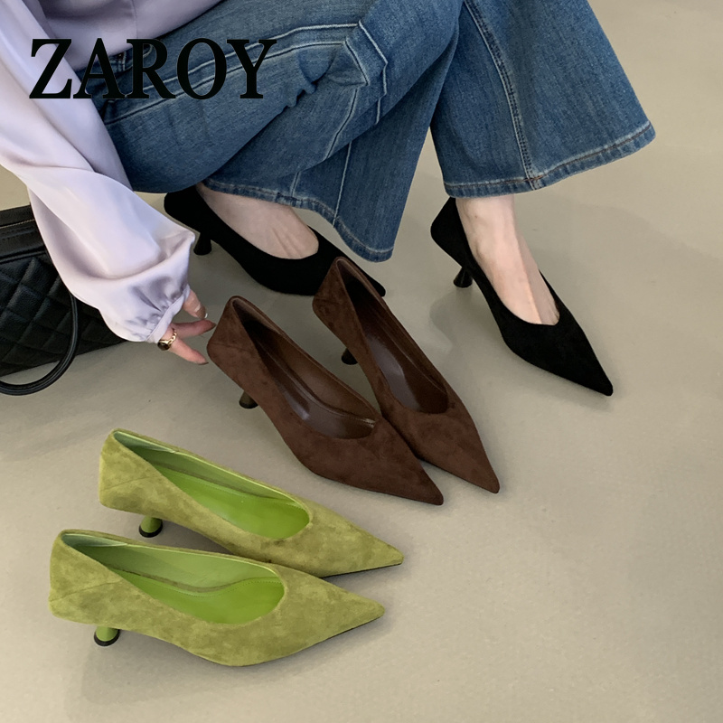 Men'S Fashion Outlets - 【Ausverkauf】Marken-Damenpumps, Modische Spitze Schuhe mit Flachem