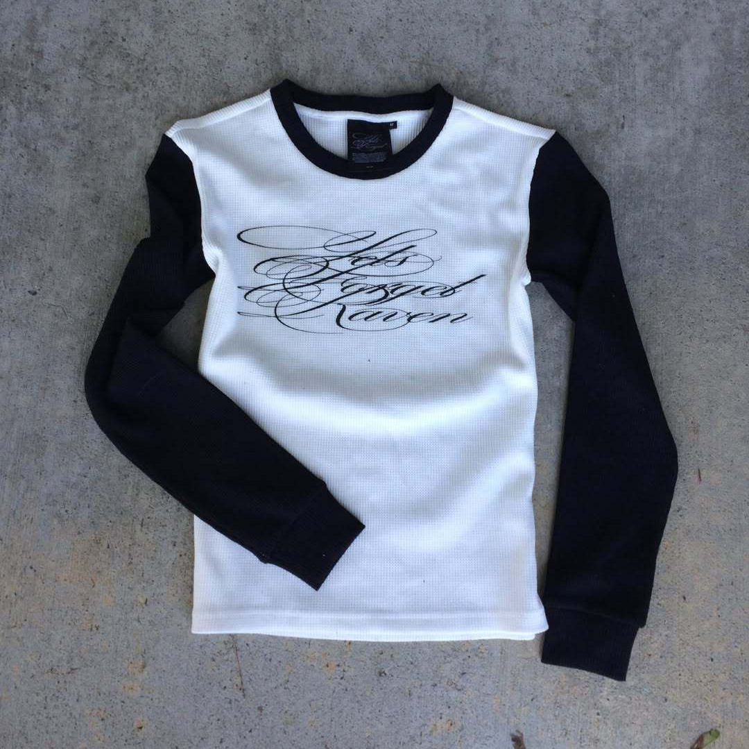 Mens Fashion Vintage - Neues Langarm-T-Shirt Dunkles Retro Y2K Bedrucktes