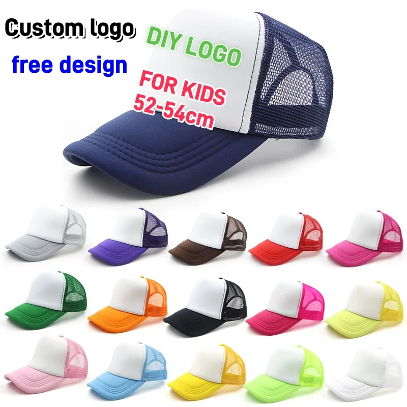 Trucker Hat Cap - Kinder verstellbare Mesh Trucker Hut individuelles