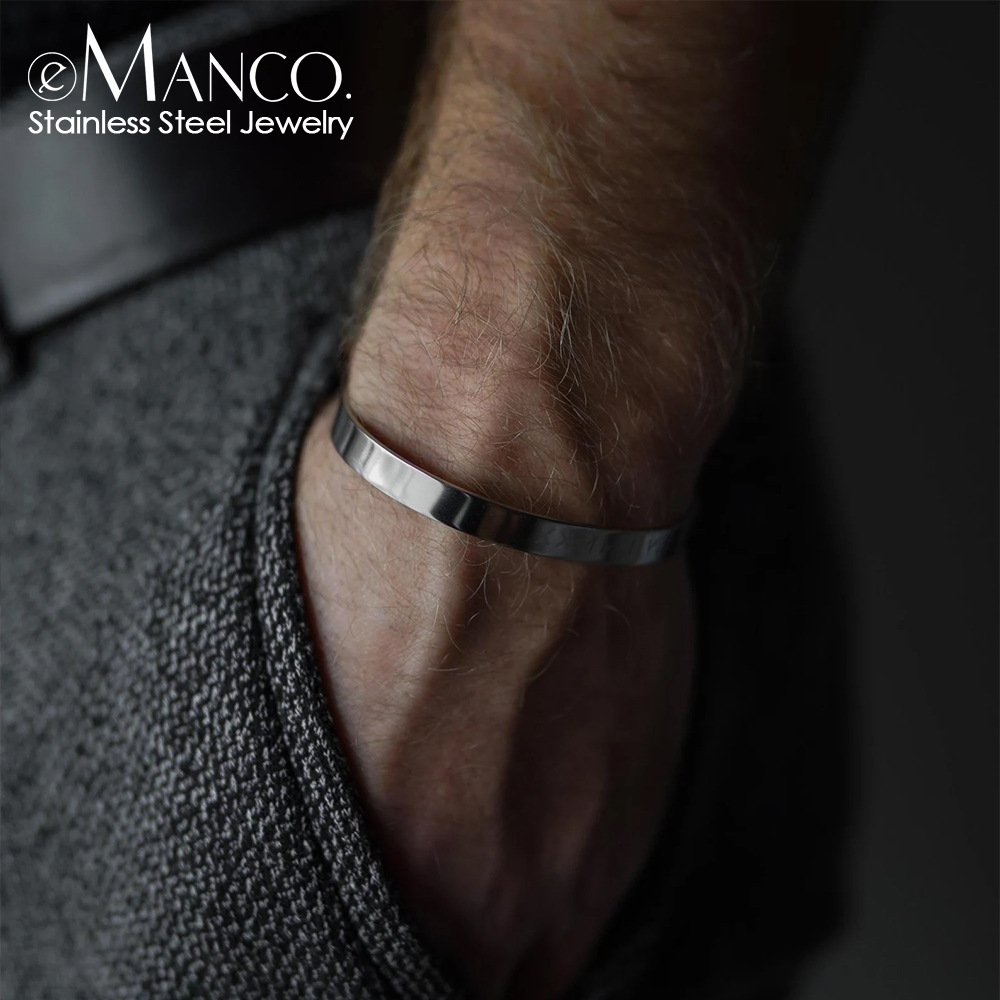 Men'S Fashion Outlets - EMANCOM Herren-Armband im minimalistischen Skelett-Design mit