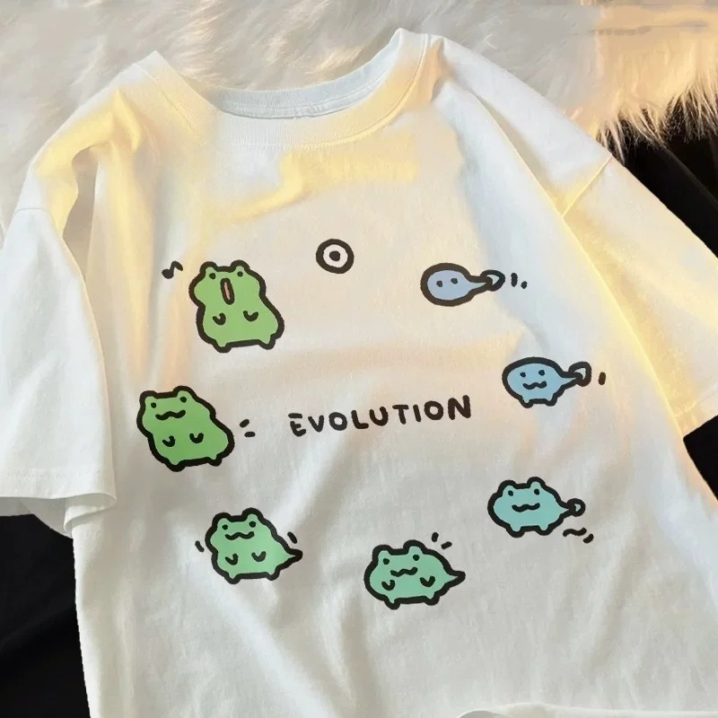 Men'S Fashion Evolution - 2026 Neues T-Shirt mit Frosch-Evolution-Print für
