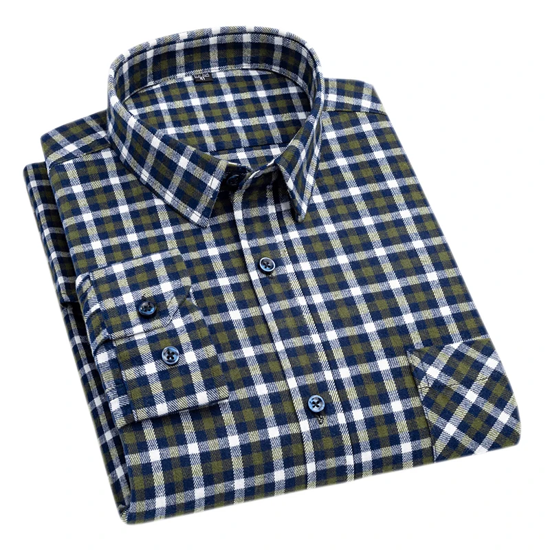 Neue Flanell Plaid Shirts Für  – Dress Shirt Non-Iron Bewertung und Preis