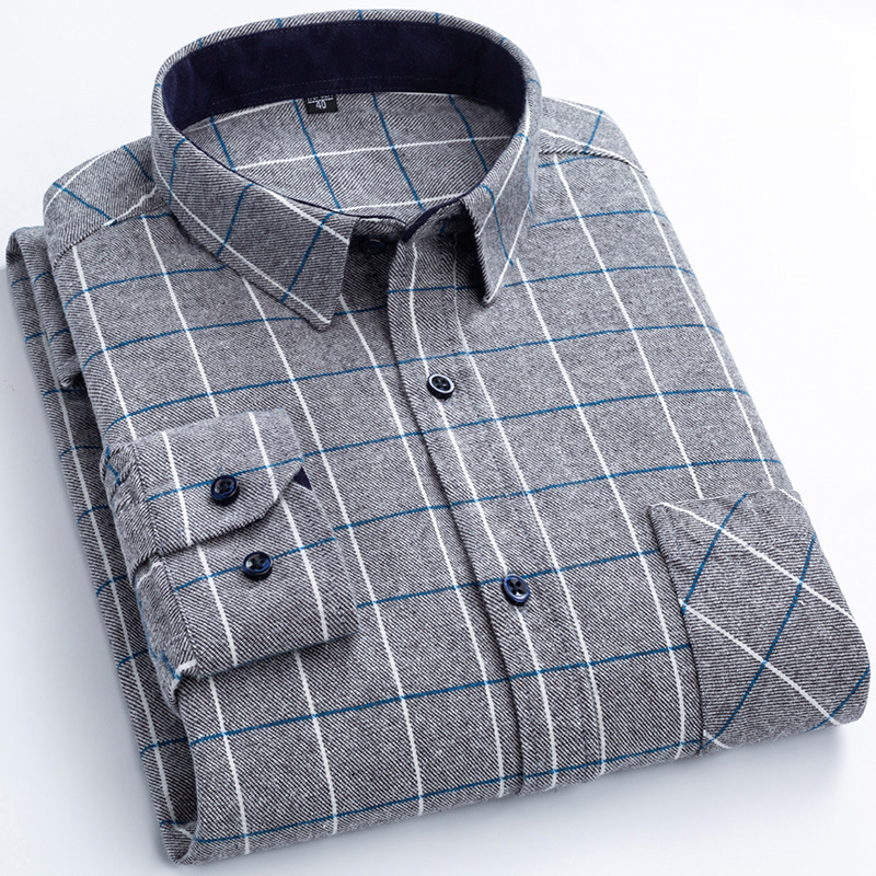 Neue Flanell Plaid Shirts Für  – Dress Shirt Non-Iron Bewertung und Preis