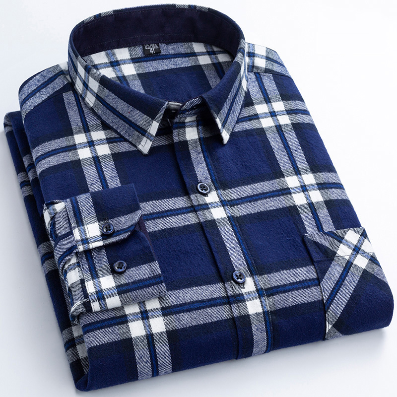 Neue Flanell Plaid Shirts Für  – Dress Shirt Non-Iron Bewertung und Preis