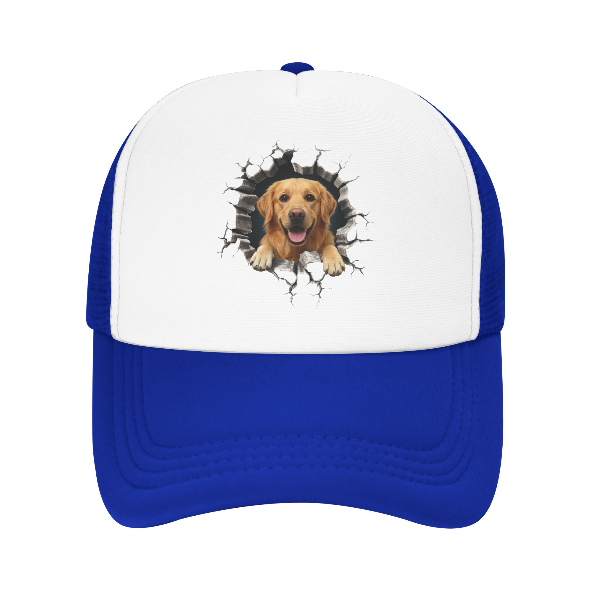 Breaking Through Golden Retrie – Trucker Hat Cap Bewertung und Preis