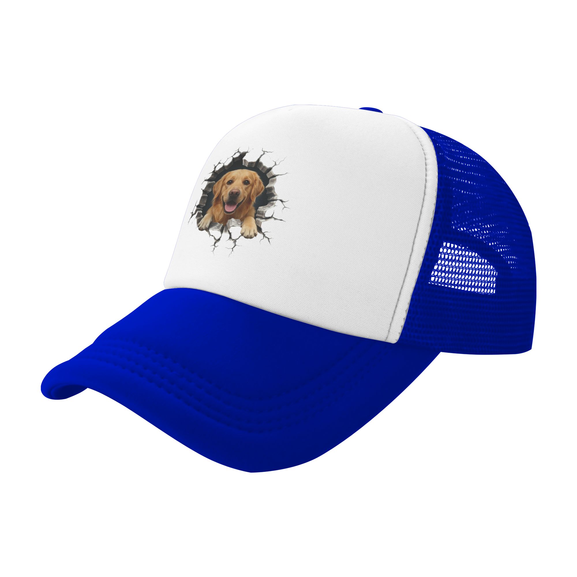 Breaking Through Golden Retrie – Trucker Hat Cap Bewertung und Preis