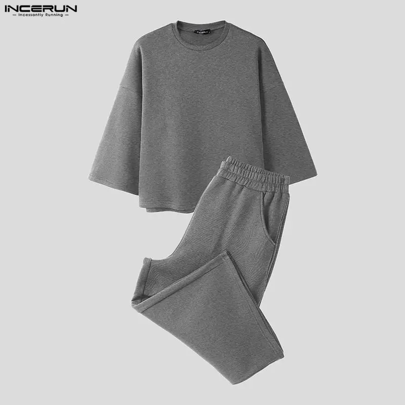 INCERUN Herren-Sets, einfarbig – Men'S Fashion Trousers Bewertung und Preis