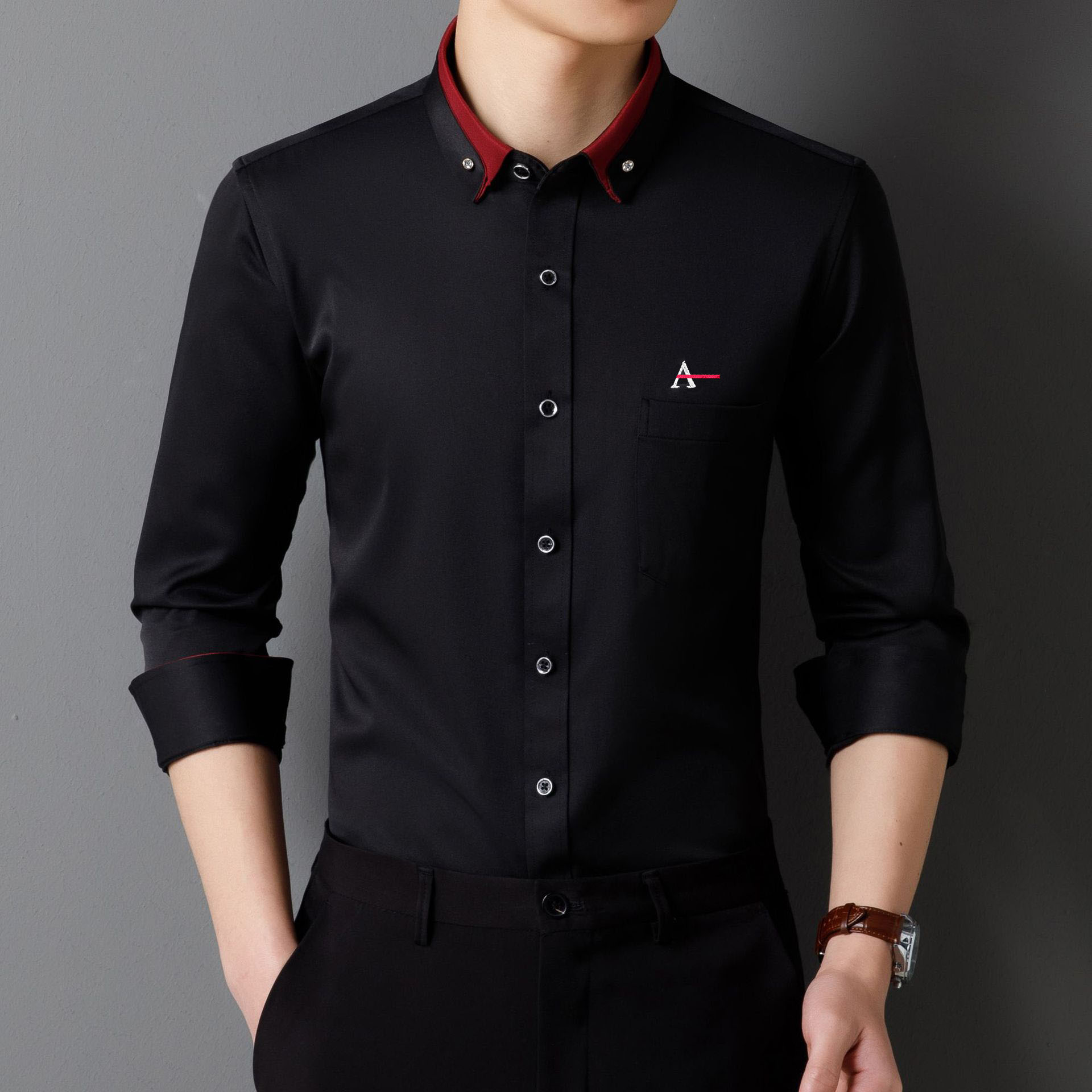 2026 Herren Camisa Elastisches – Dress Shirt Non-Iron Bewertung und Preis