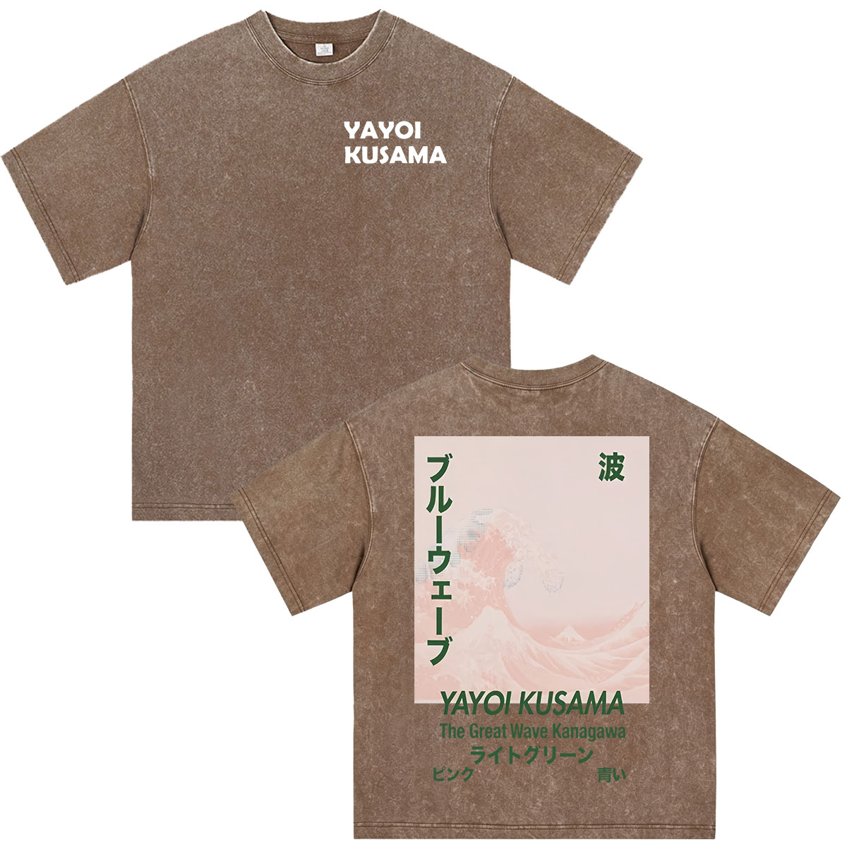 Japanische Künstlerin Yayoi Ku – Men'S Fashion Pink Shirt Bewertung und Preis