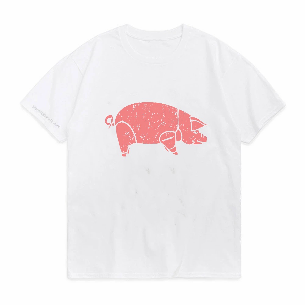 Pig Pink Floyd Animals Print G – Men'S Fashion Pink Shirt Bewertung und Preis