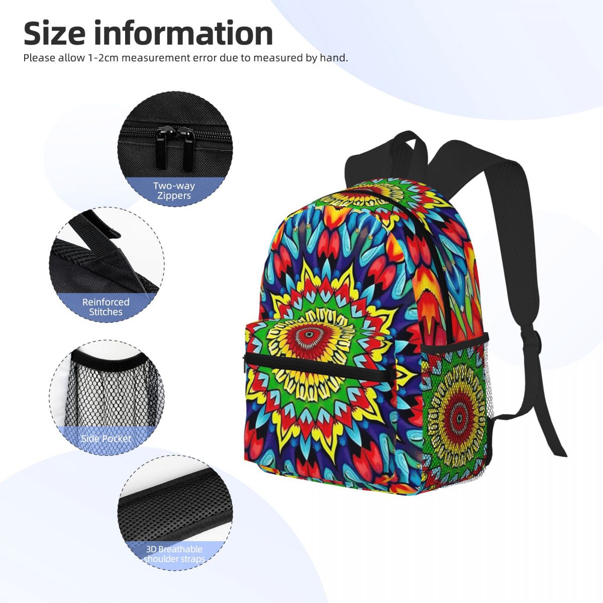 Vibrant Trippy Mandala 1960er  – Men'S Fashion 1960S Bewertung und Preis