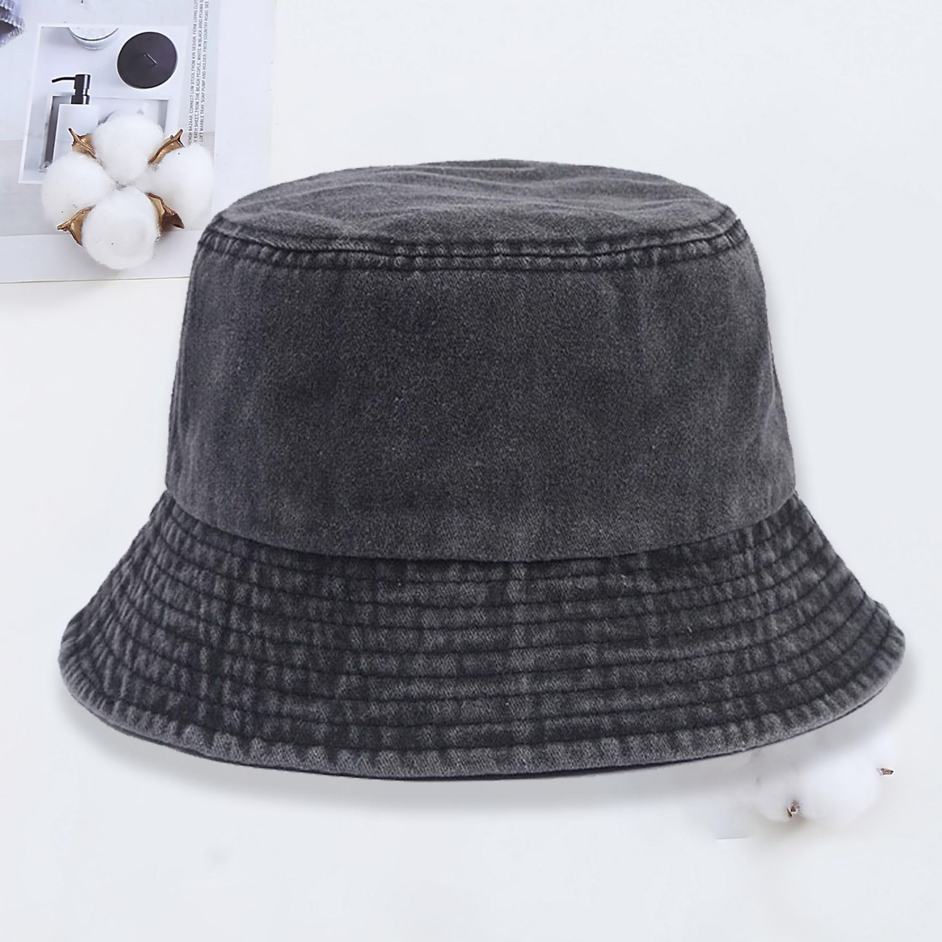 Denim-Bucket-Hut mit individue – Men'S Fashion Logo Bewertung und Preis
