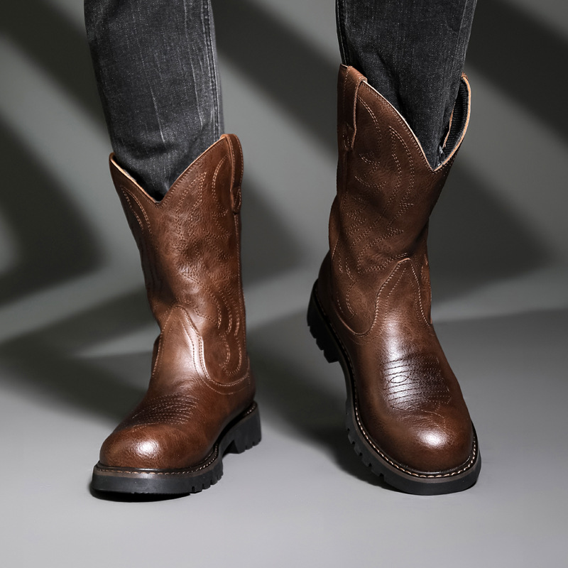 Mode Herren Cowboy Stiefel Neu – Mens Fashion Vintage Bewertung und Preis
