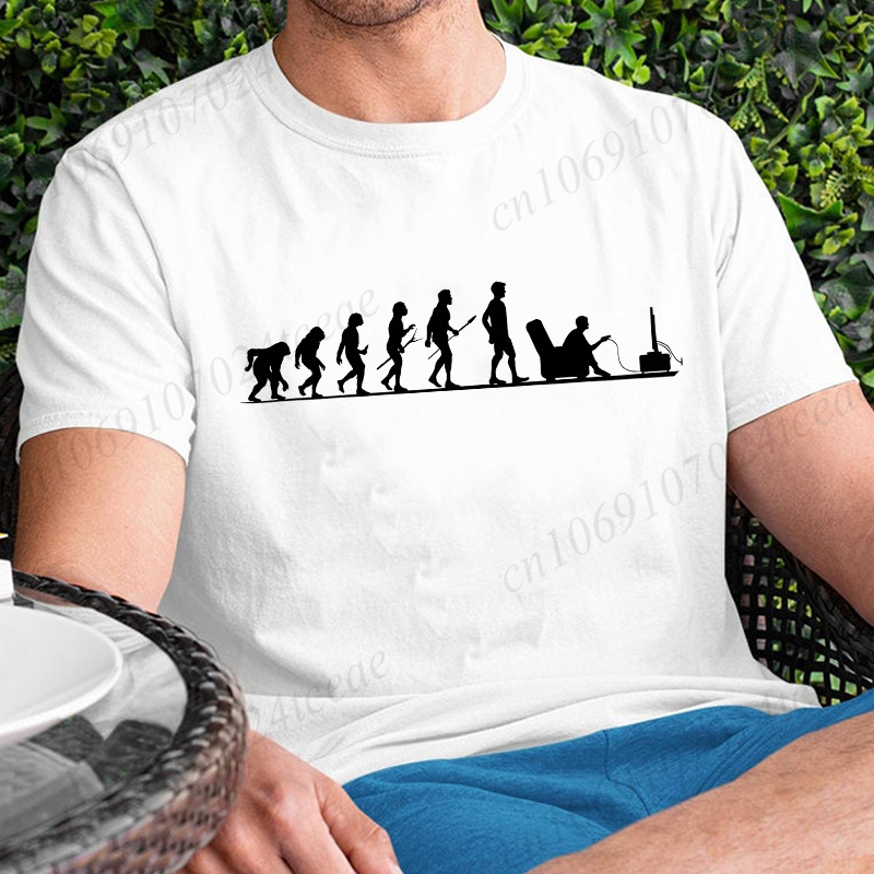 Sommer männer T Shirt Evolutio – Men'S Fashion Evolution Bewertung und Preis