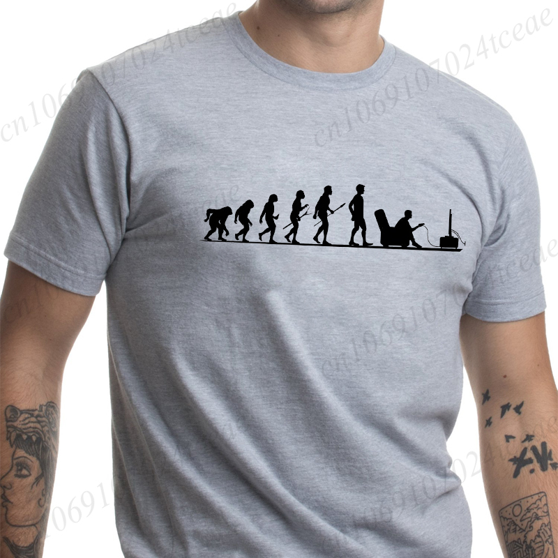 Sommer männer T Shirt Evolutio – Men'S Fashion Evolution Bewertung und Preis