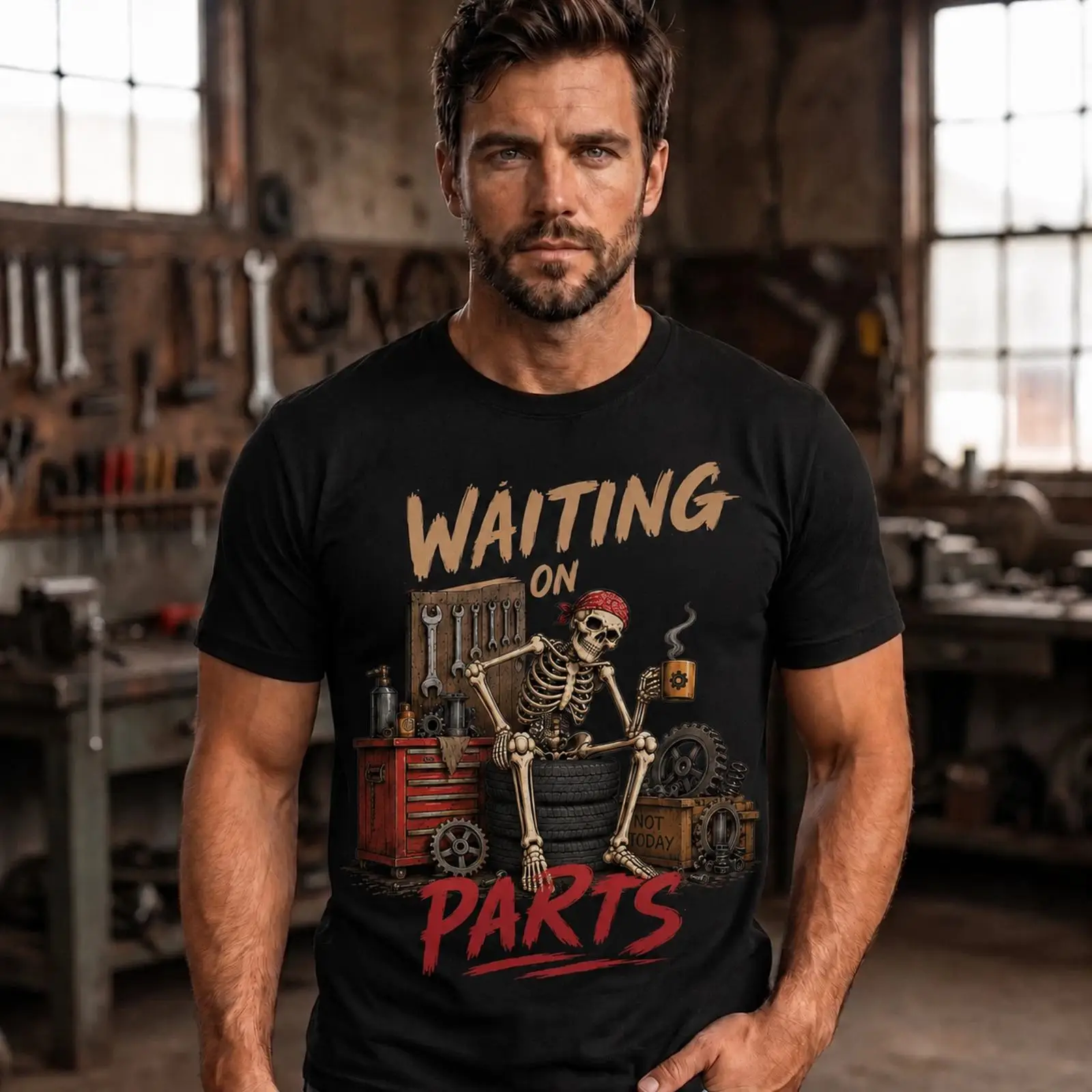Warte auf Teile Lustiger Garag – Men'S Fashion Garage Bewertung und Preis