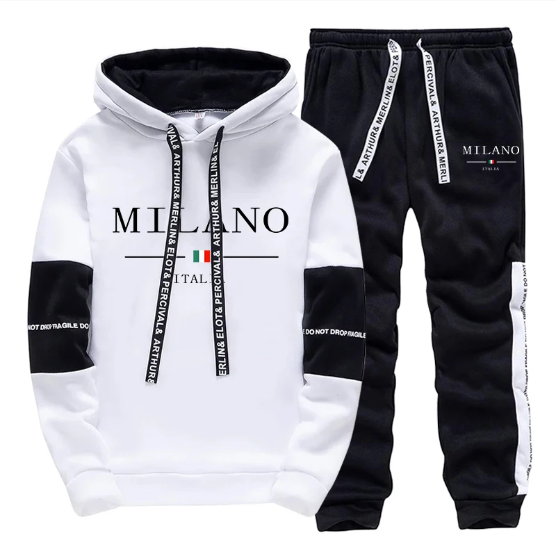 Herren-Set/Hoodie/Hose Italien – Men'S Fashion Trousers Bewertung und Preis