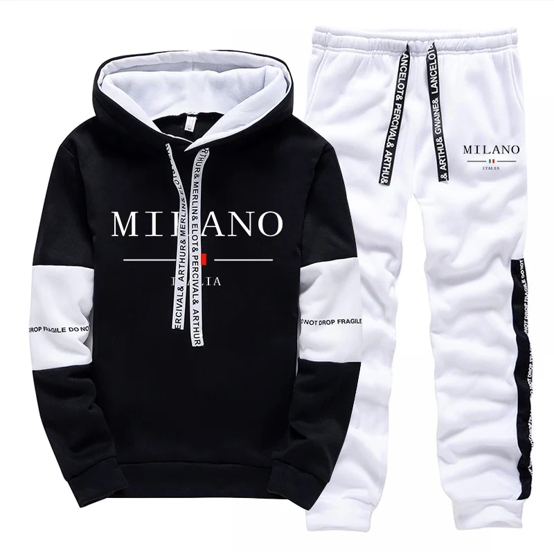 Herren-Set/Hoodie/Hose Italien – Men'S Fashion Trousers Bewertung und Preis