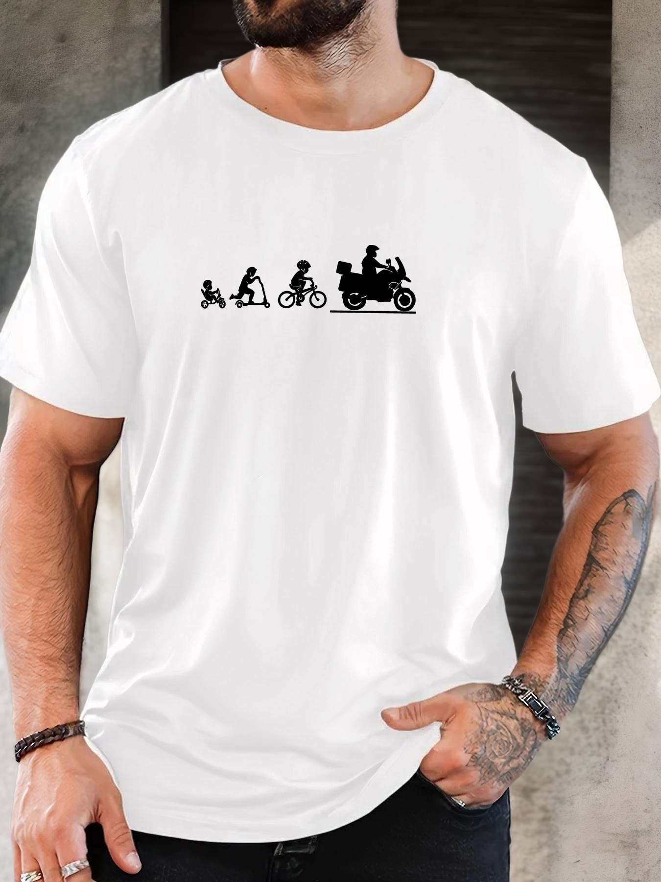 Modisches schwarzes Basic-T-Sh – Men'S Fashion Evolution Bewertung und Preis