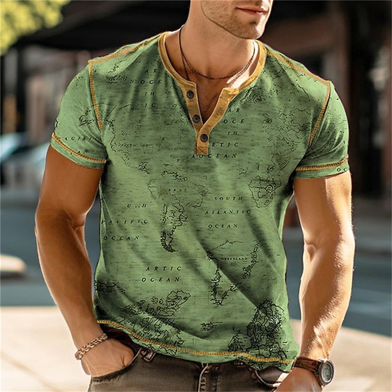 Herren-Henry-Shirts mit lustig – Mens Fashion Vintage Bewertung und Preis