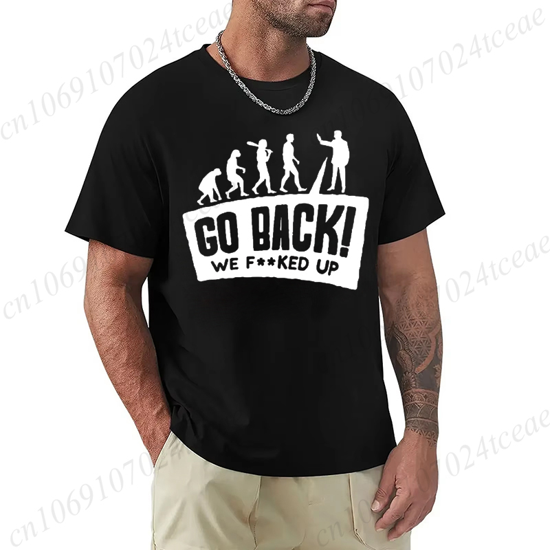 Asiatische Größe, Humor-Print  – Men'S Fashion Evolution Bewertung und Preis