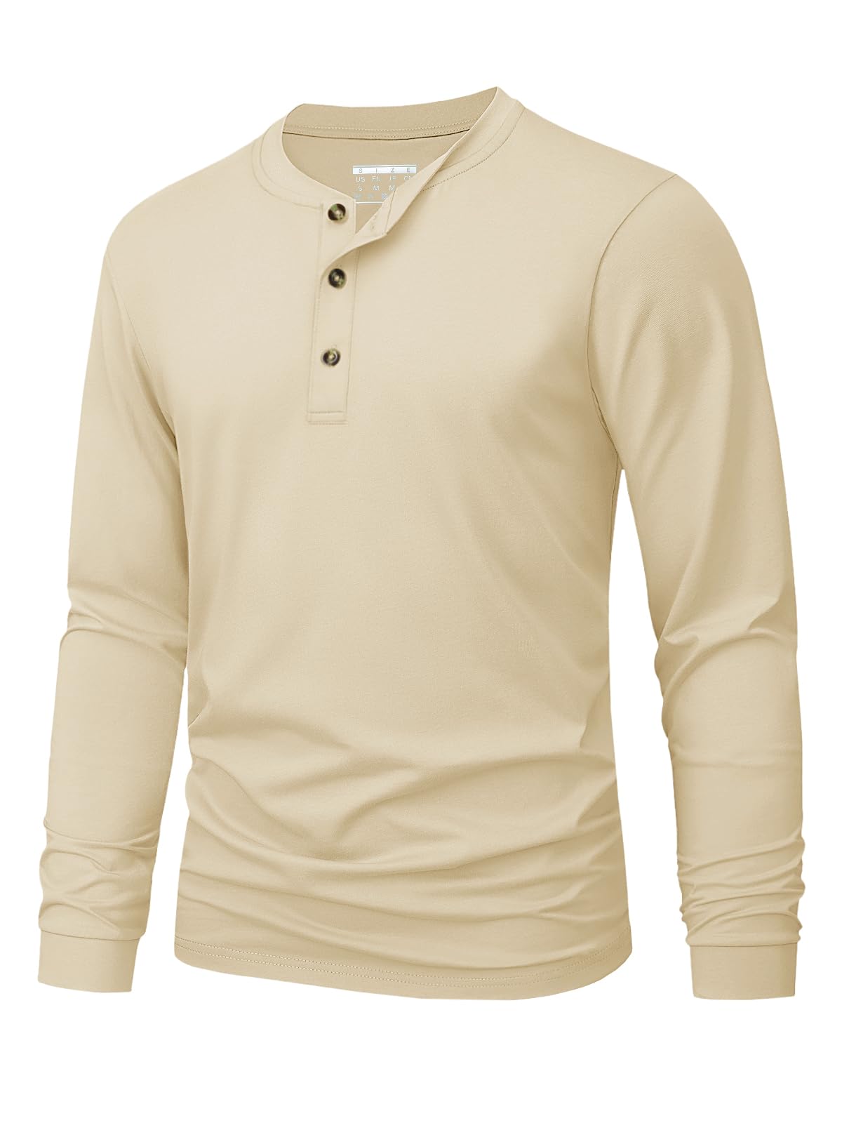 Herren-Henley-T-Shirt, schlich – Men'S Tops Fashion Bewertung und Preis