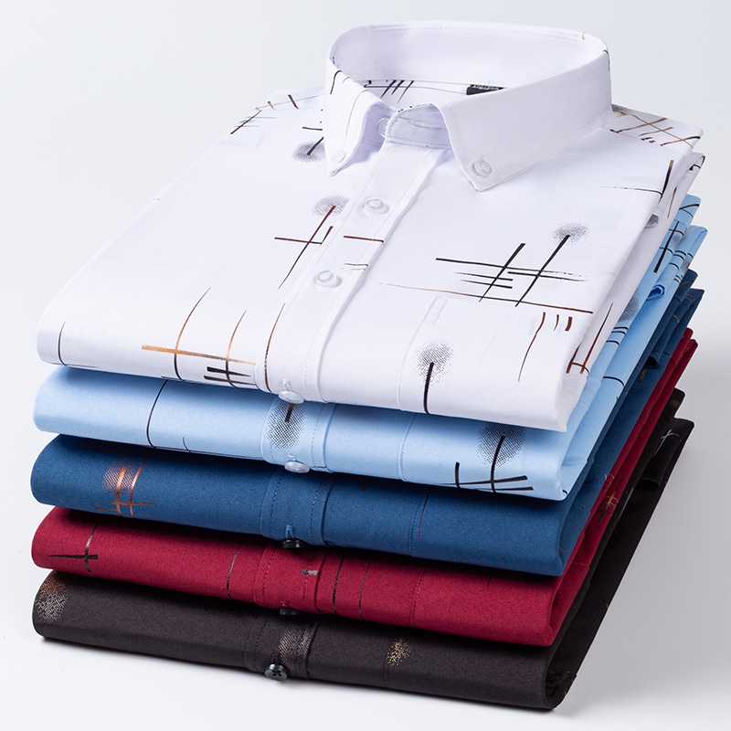 Männer Hemden Frühling Herbst  – Dress Shirt Non-Iron Bewertung und Preis